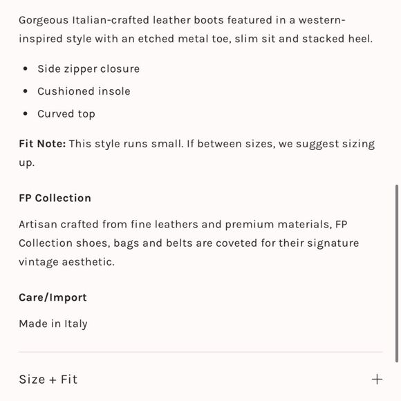 Free People Brayden Western Boots NEW! - Picture 13 of 14